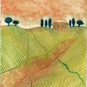 Tuscany (Collagraph)