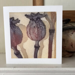 'Seed Pods' greetings card  -  NEW